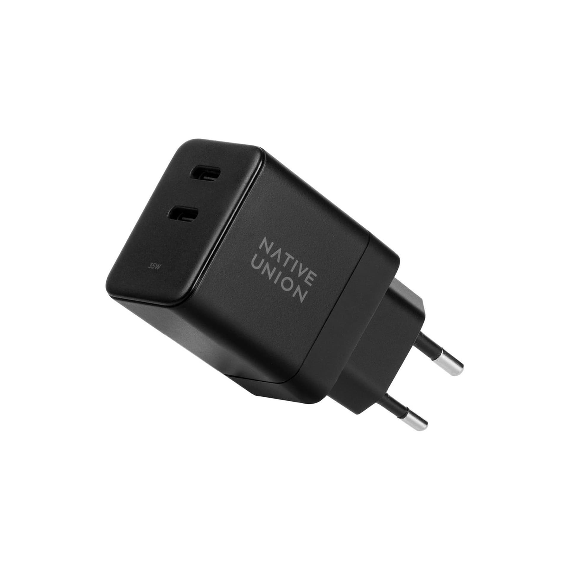 Фото - Зарядний пристрій Native Union Fast GaN Charger PD 35W black - darmowy odbiór w 22 miastach 