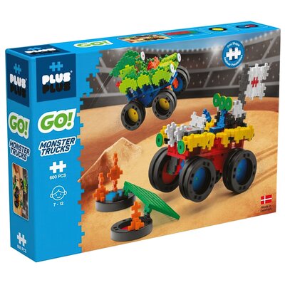 PlusPlus Plus-Plus GO! Mini Mix 600 szt.Monster Trucks 5710409106009