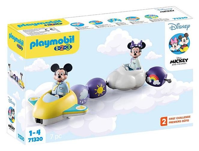 Playmobil Disney & Mickey and Friends 1.2.3 & Disney: Przejażdżka w chmurach Miki i Minnie 71320