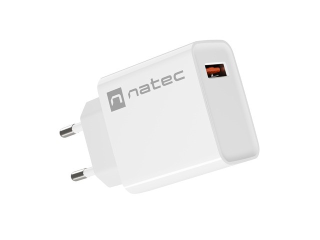 Natec Ribera 18W USB-A biała