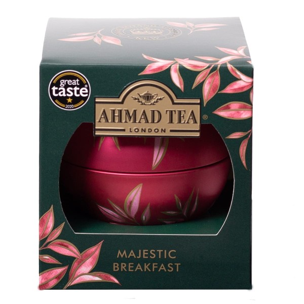 Ahmad Tea Kew Baubles Bombka Majestic Breakfast 25g liściata