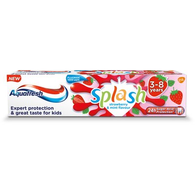 GlaxoSmithKline Splash Pasta do zębów dla dzieci 3-8 lat 50ml