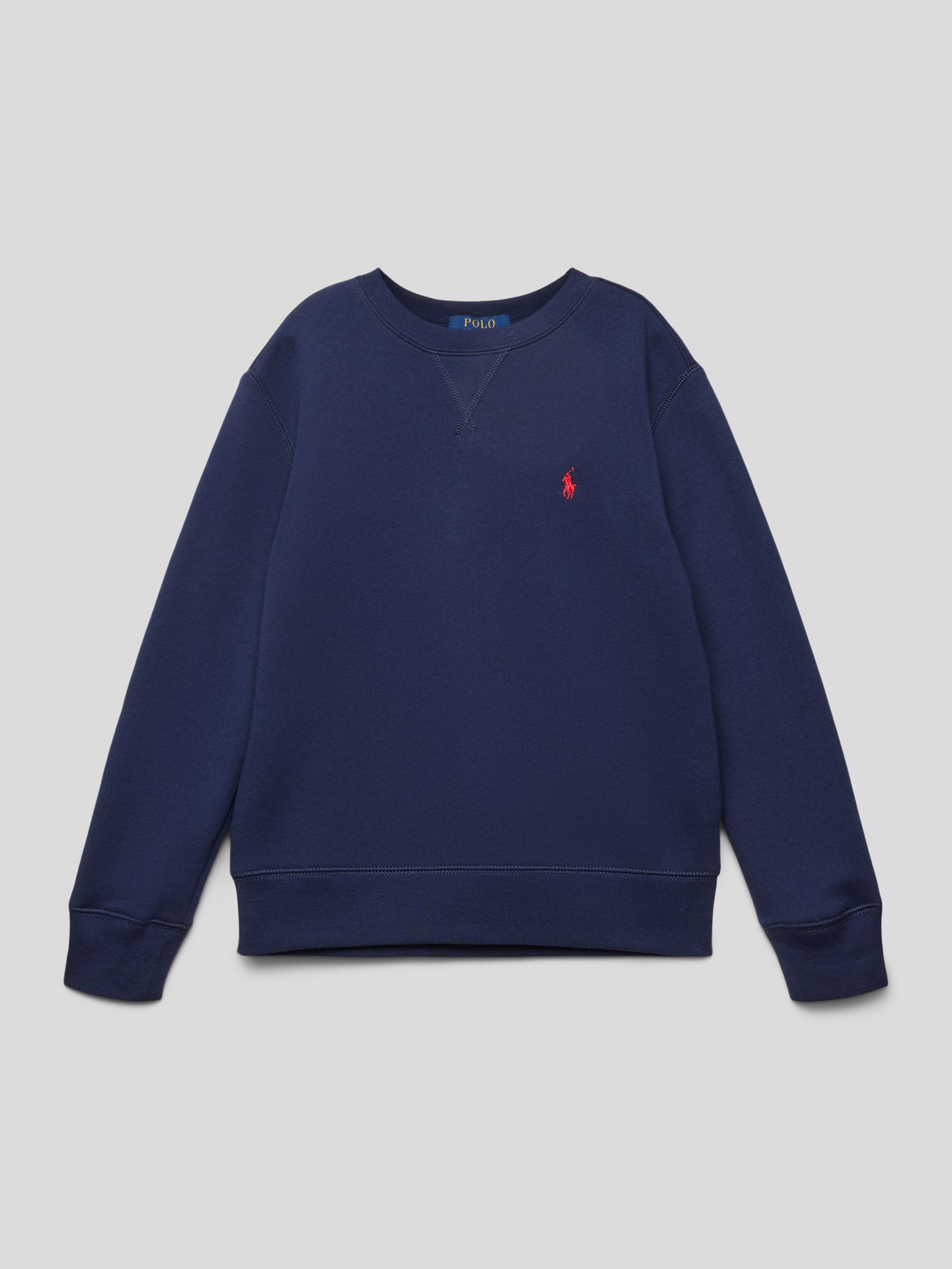 Bluza z wyhaftowanym logo i efektem melanżu