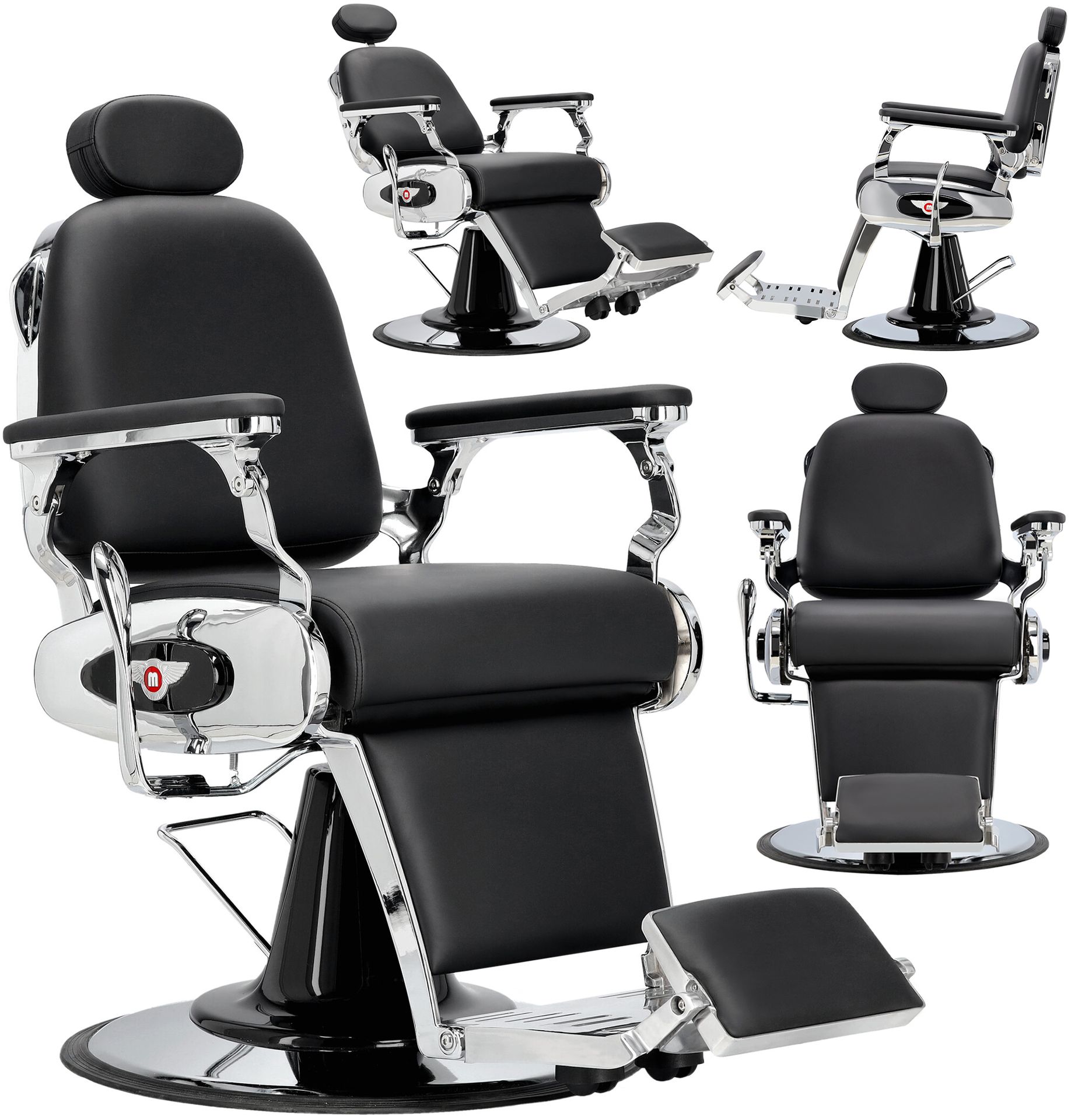 Fotel fryzjerski barberski hydrauliczny do salonu fryzjerskiego barber shop Viktor Barberking