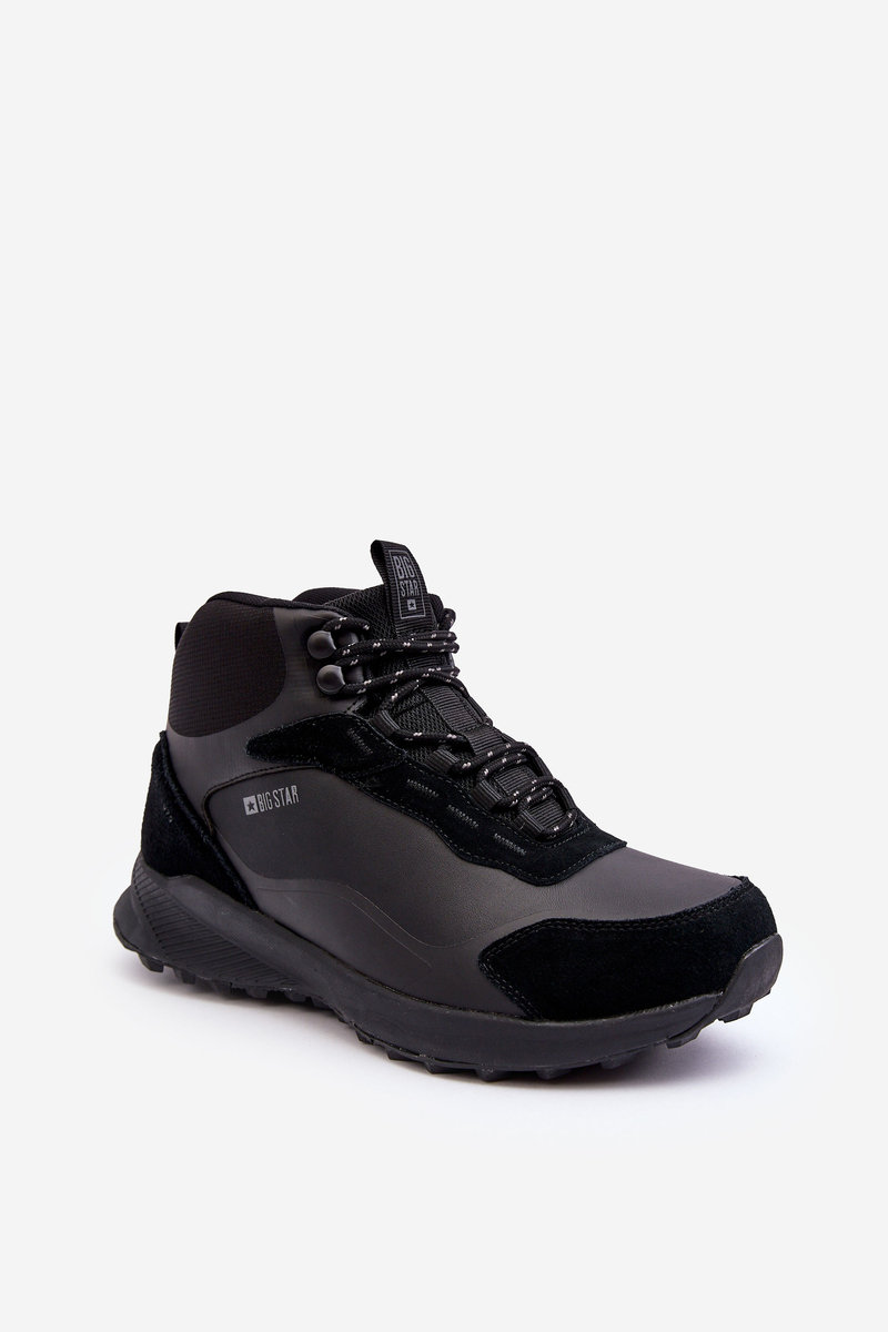 Buty trekkingowe męskie niskie Big Star MM174334 44 Czarne (5900714689537)