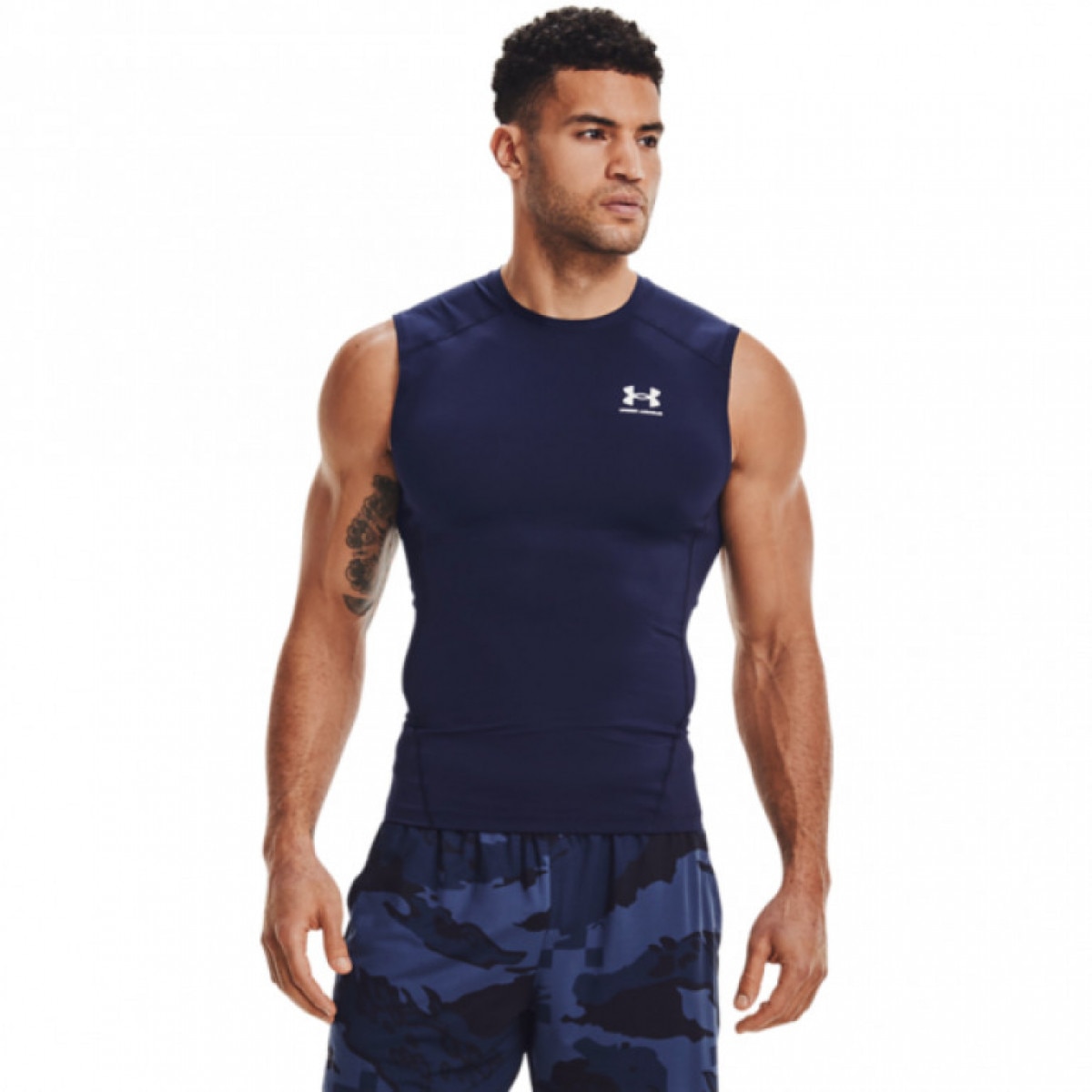 Męski top treningowy UNDER ARMOUR UA HG Armour Comp SL