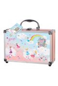 Walizka z kosmetykami do makijażu dla dzieci zestaw 36 el.