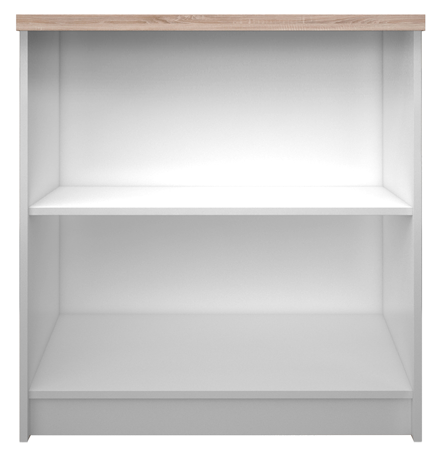 Biały otwarty regał z półkami E8-K30