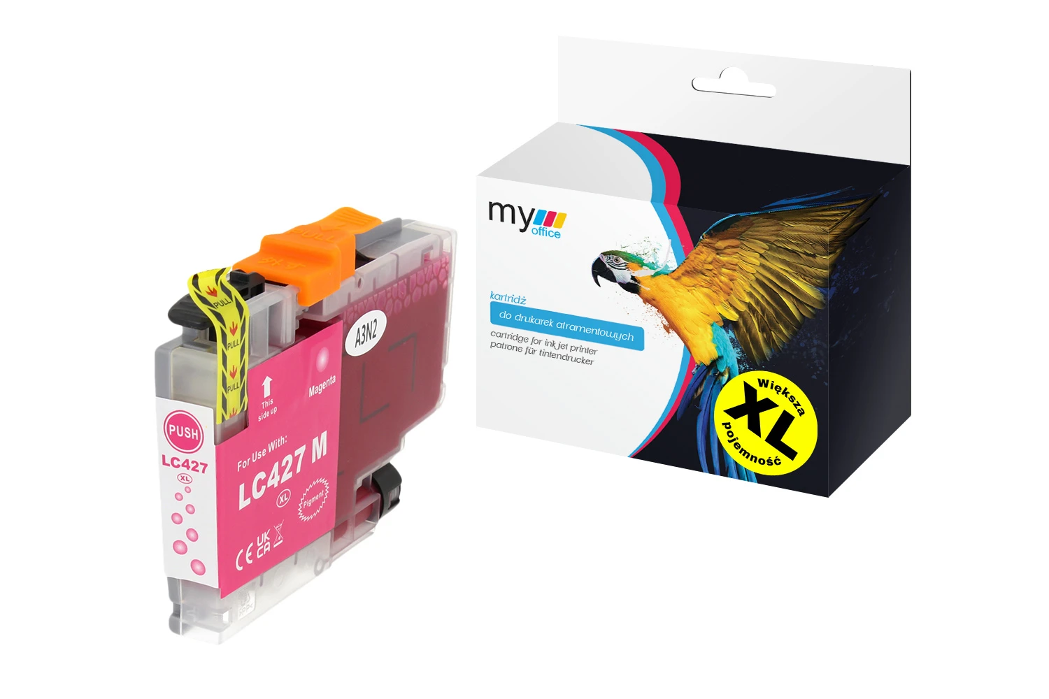 Zamiennik tuszu Brother LC427 XL M marki My Office