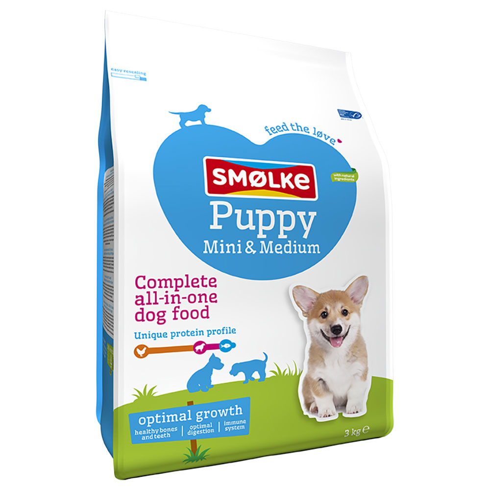 Smølke Puppy Mini/Medium karma dla psów - 3 kg