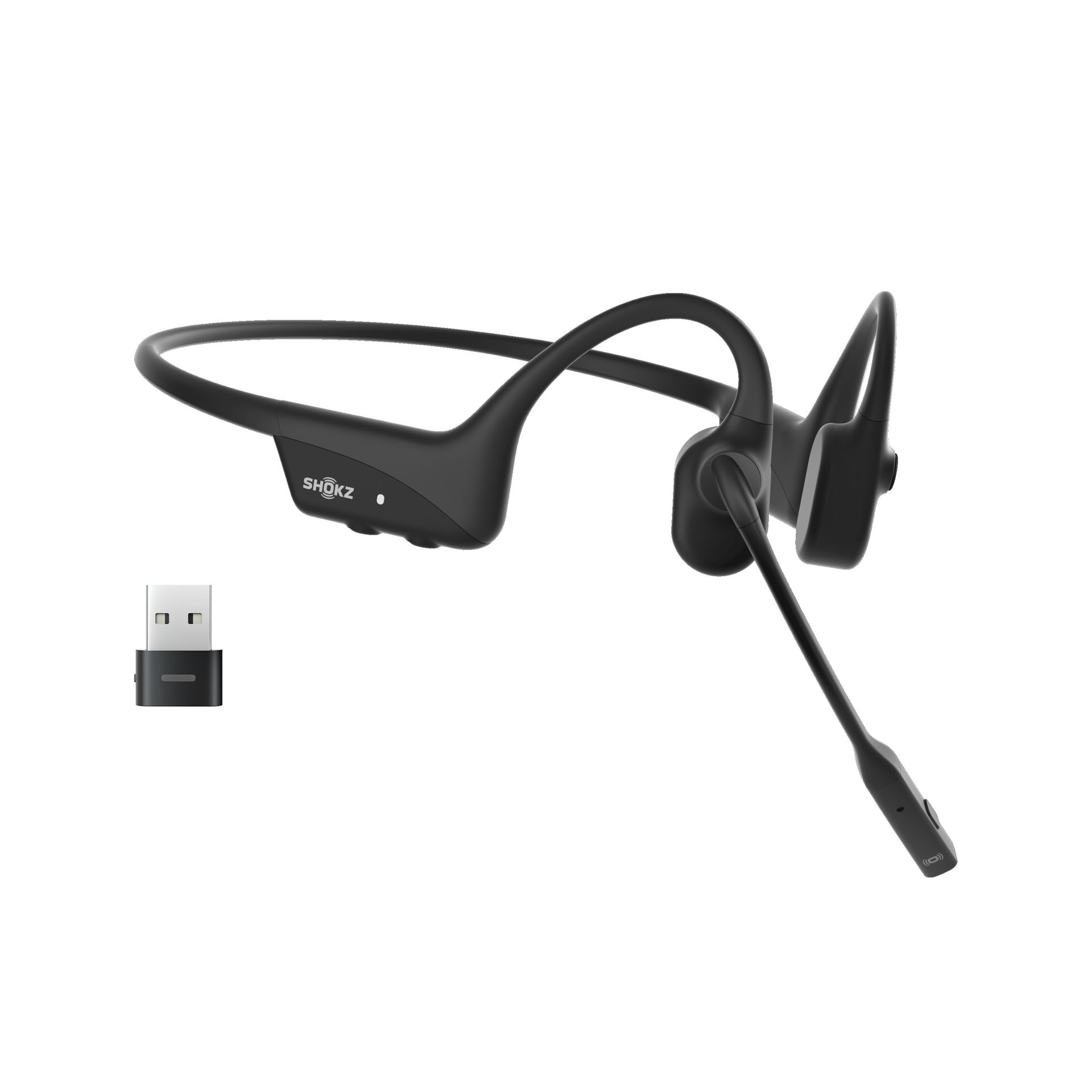 Shokz OpenComm2 UC (USB-A) czarne