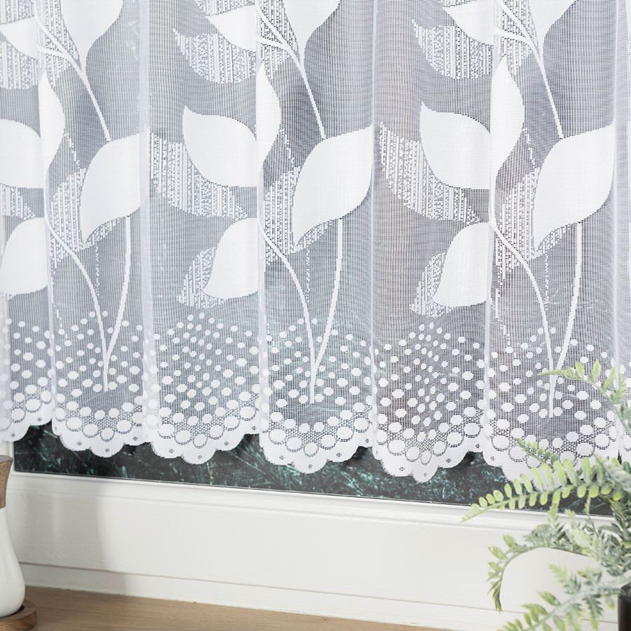 Zazdrostka żakardowa ze wzorem