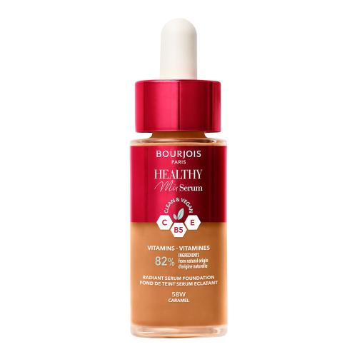 BOURJOIS Paris Healthy Mix Clean & Vegan Serum podkład 30 ml dla kobiet 58W Caramel