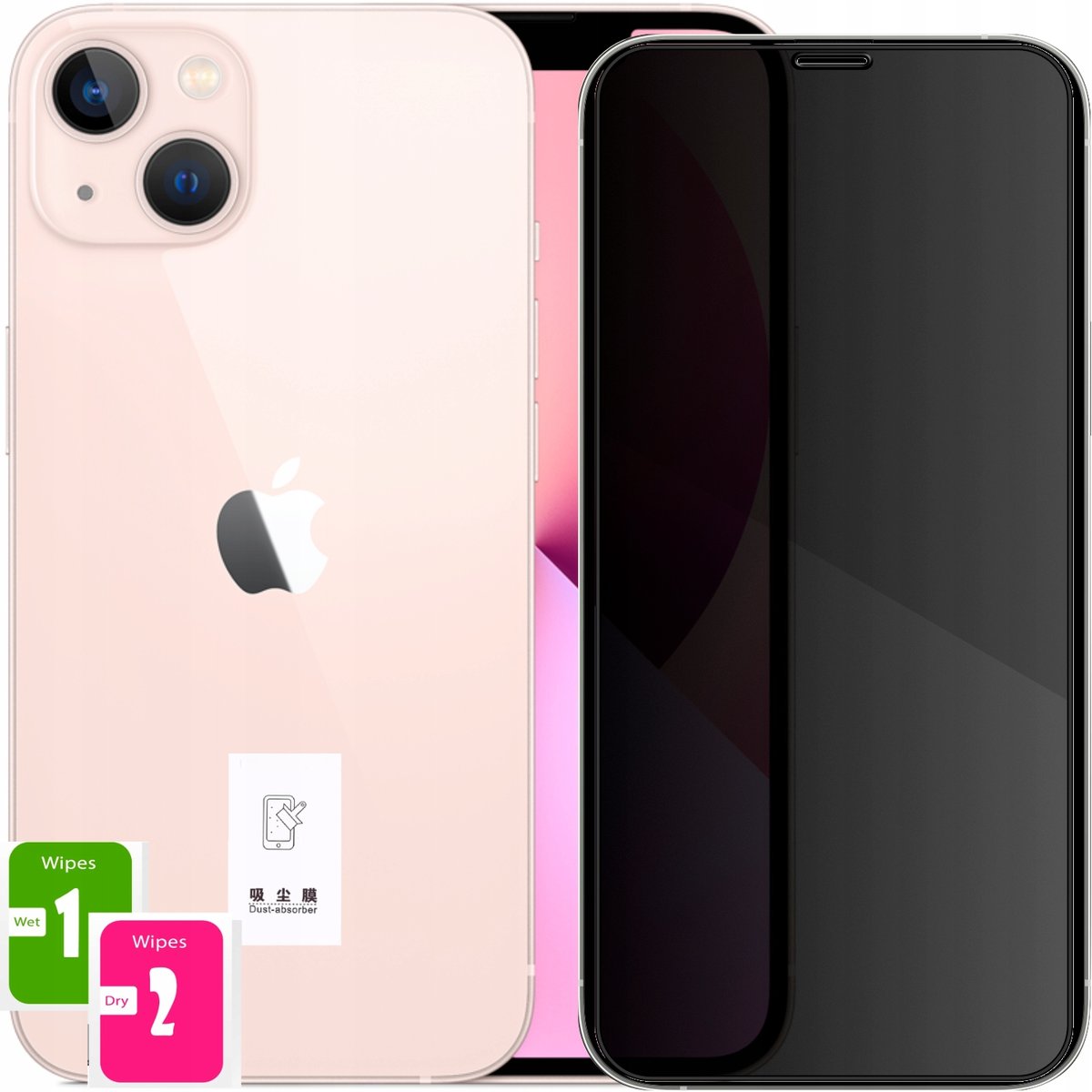 Szkło Hartowane Do Iphone 13 Mini Antyszpiegowskie Anti-Spy Folia 2.5D 9H