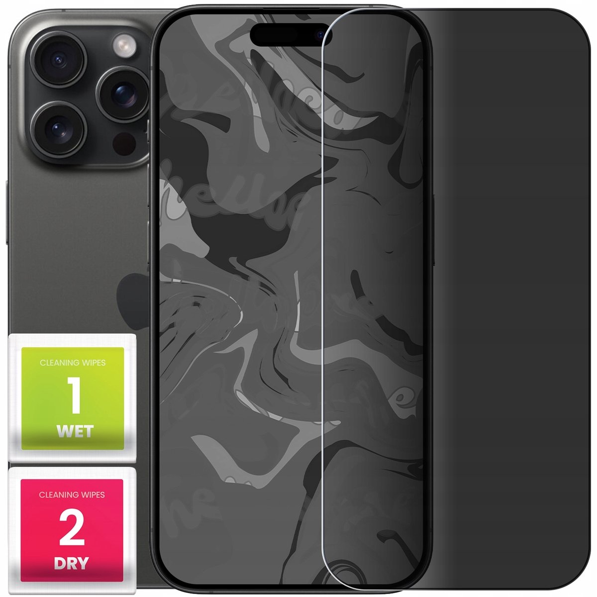 Szkło Hartowane Do Apple Iphone 15 Pro Max Antyszpiegowskie Anti-Spy Folia