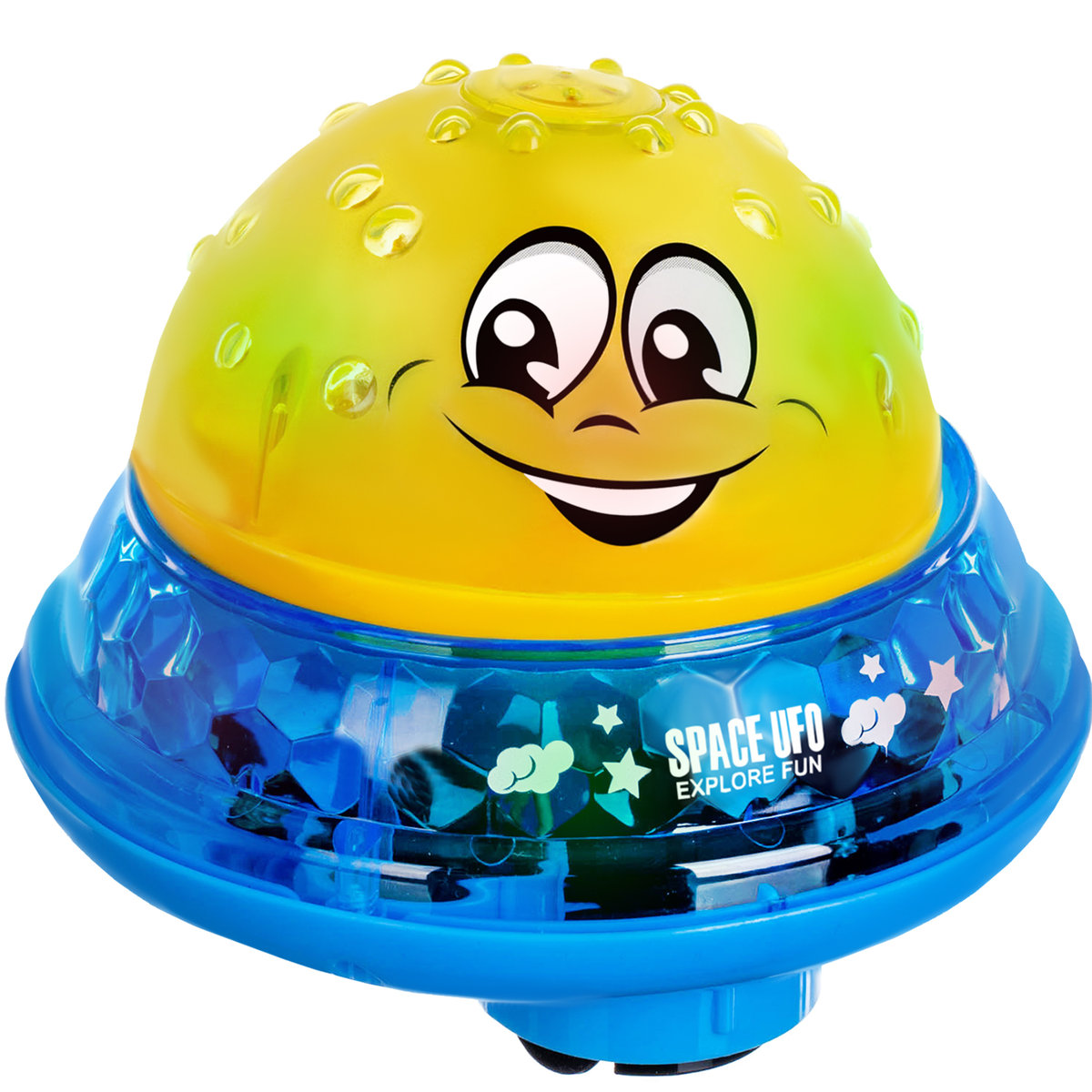 Zabawka Fontanna do Kąpieli Wanny LED Ośmiorniczka Świeci Tryskająca Woda KRUZZEL