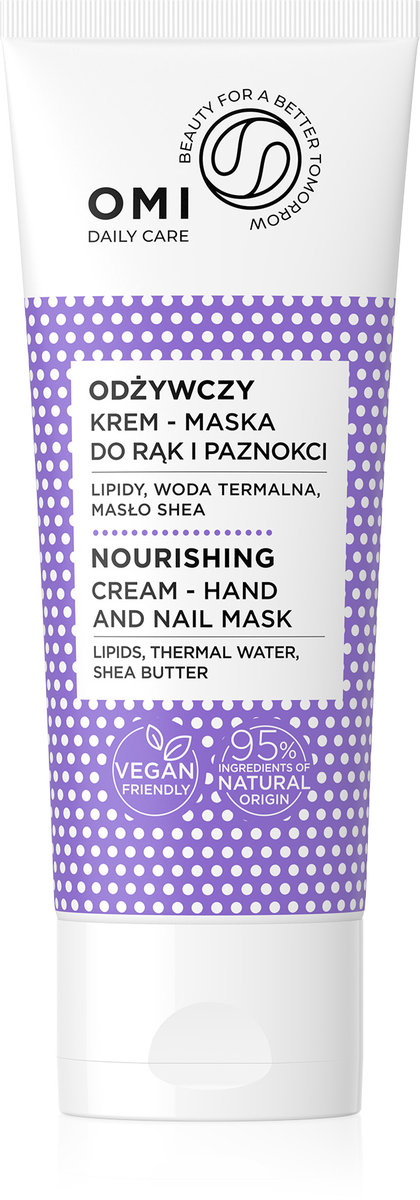 OMI, Odżywczy Krem-maska Do Rąk I Paznokci Vegan, 75ml