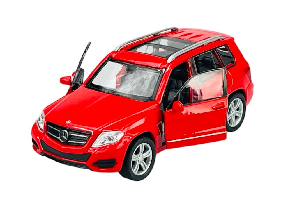 Welly Mercedes-Benz Glk Czerwony 1:34 Samochód Nowy Metalowy Model