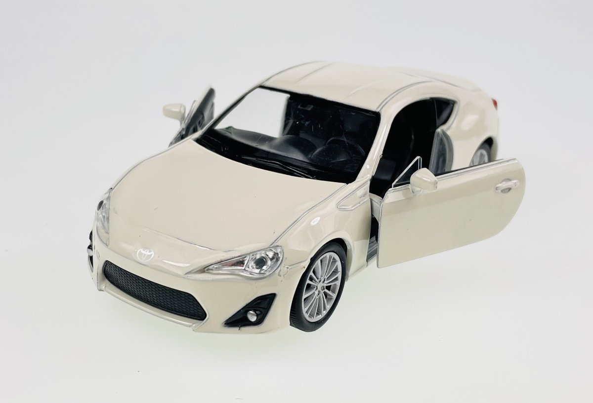 Welly Toyota 86 Biała 1:34 Samochód Nowy Metalowy Model