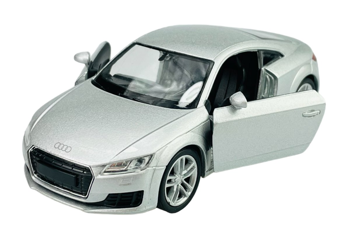 Welly 2014 Audi Tt Coupe Srebrny 1:34 Samochód Nowy Metalowy Model