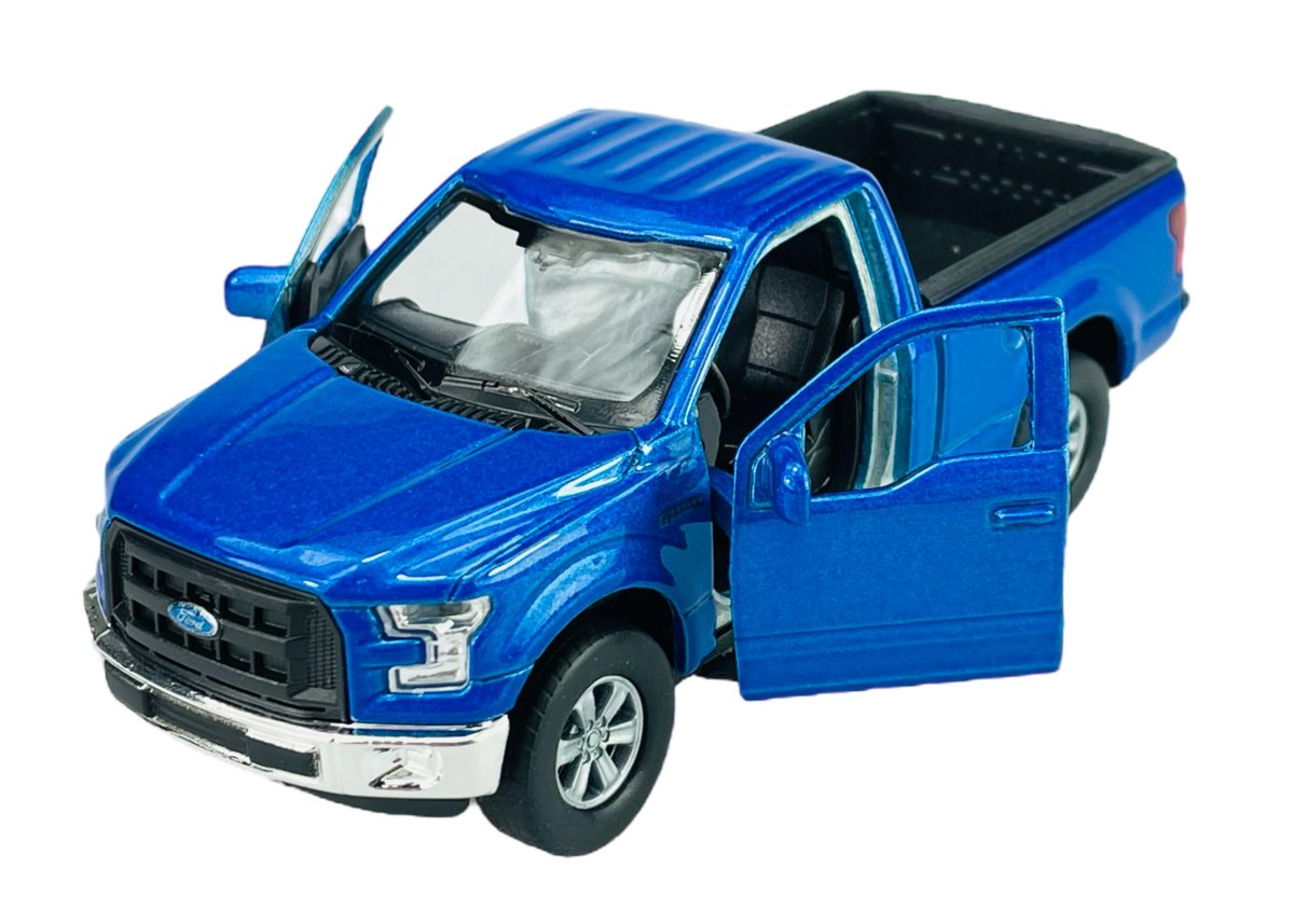 Welly 2015 Ford F-150 Regular Cab Niebieski 1:34 Samochód Nowy Metalowy Model