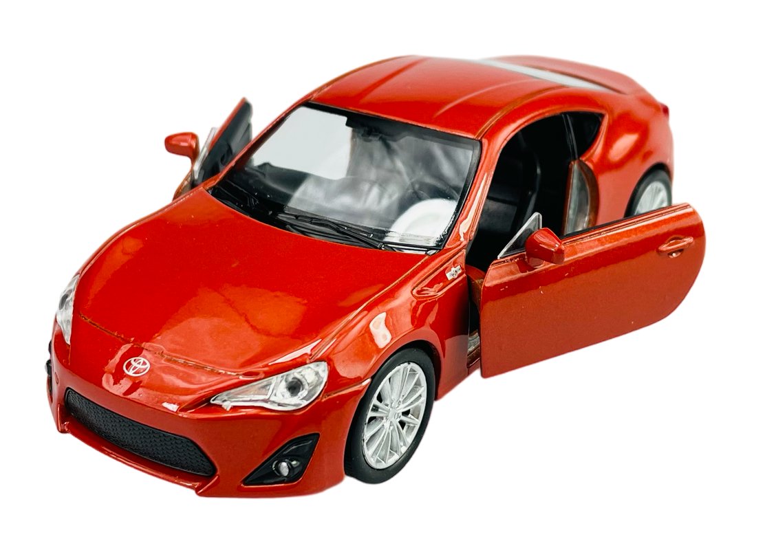 Welly Toyota 86 Pomarańczowa 1:34 Samochów Nowy Metalowy Model