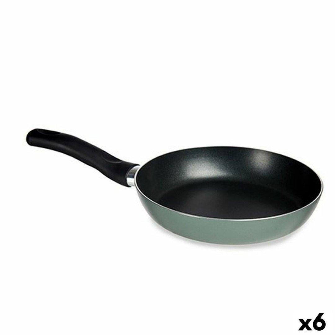 Patelnia 30 Cm Kolor Zielony Aluminium (6 Sztuk)