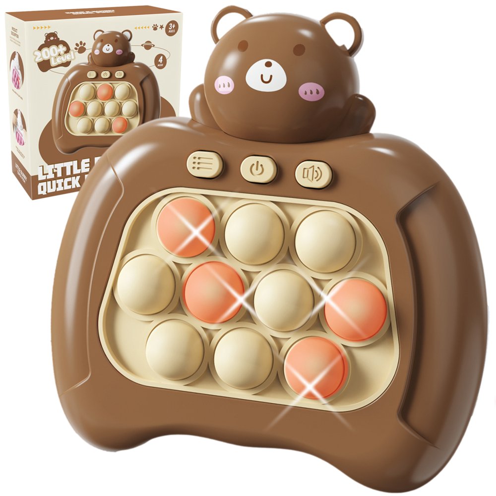 Gra Pop It Elektroniczna, Pamięciowa, Antystresowa, Zręcznościowa Popit Konsola