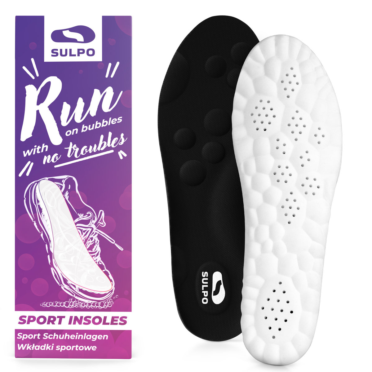 Piankowe wkładki ortopedyczne do butów codziennych 4D XS 37-38