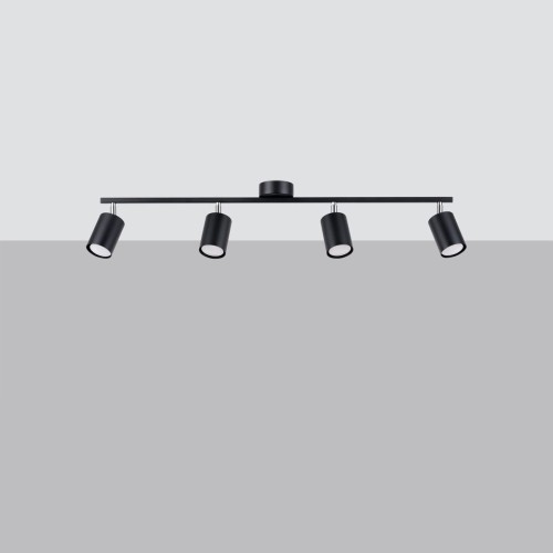 Lemmi lampa sufitowa (spot) 4xGU10 czarna SL.1168
