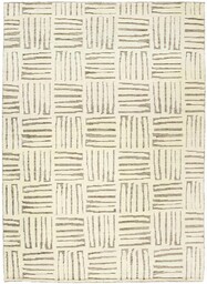 DYWAN Landscape Cave Beige beżowy, nowoczesny, tkany ręcznie