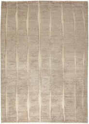 DYWAN Landscape Stream Beige beżowy, nowoczesny, tkany ręcznie