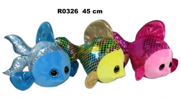 Maskotka Ryba 3 wzory 45 cm 163400