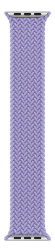 Oryginalny Pasek Apple Braided Solo Loop English Lavender 41Mm Rozmiar 2 W Zaplombowanym Opakowaniu