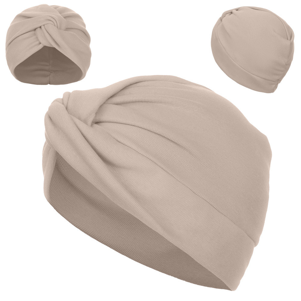 TURBAN DAMSKI BAWEŁNIANY GOTOWA CZAPKA NA GŁOWĘ BAWEŁNA TURBANY KOLORY - CZAP-TUR-13