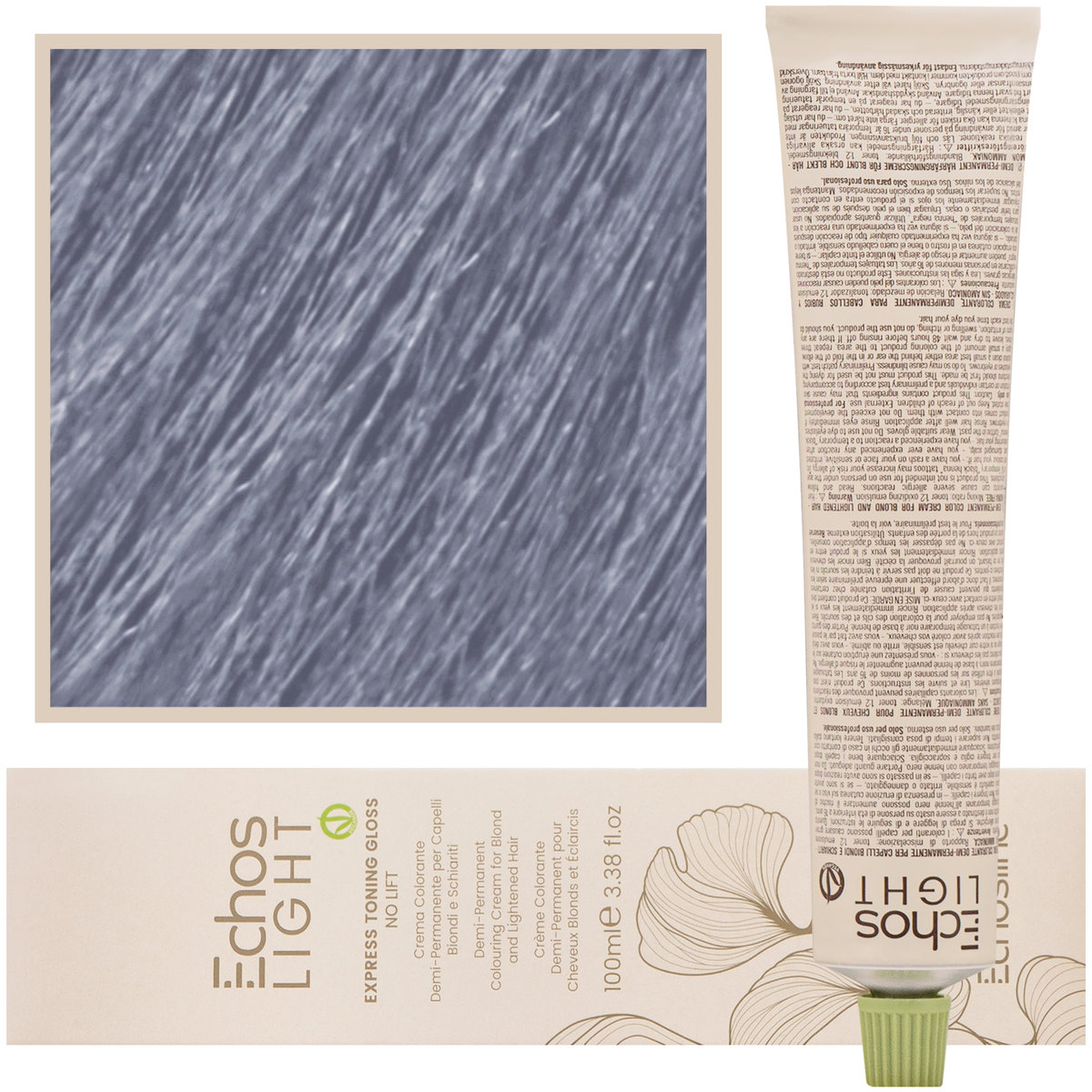 Echosline Echoslight Toner, Toner Koloryzujący Do Włosów Ash, 100ml