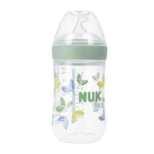 Nuk 742005 Butelka 260 Ml For Nature Smoczek Sil. M