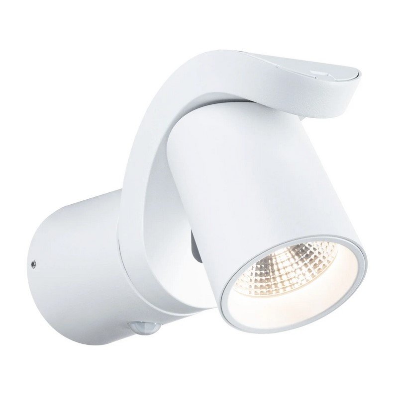 Paulmann Kinkiet z czujnikiem ruchu CUFF LED 10W 3000K IP44 - biały