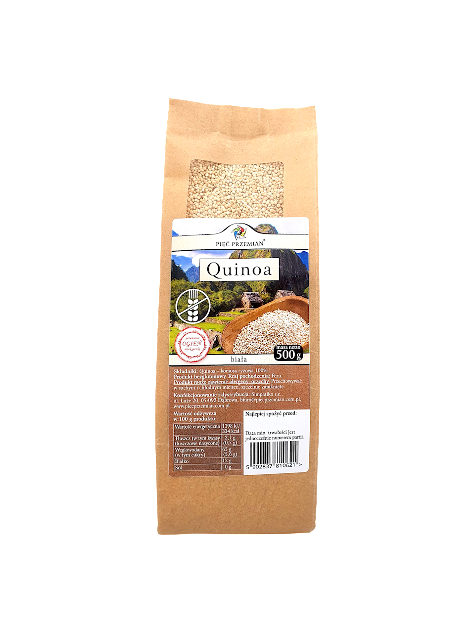 Pięć Przemian − Quinoa biała, komosa ryżowa − 500 g