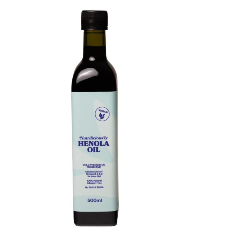 Healthfulliciously Henola Oil olej konopny 500 ml