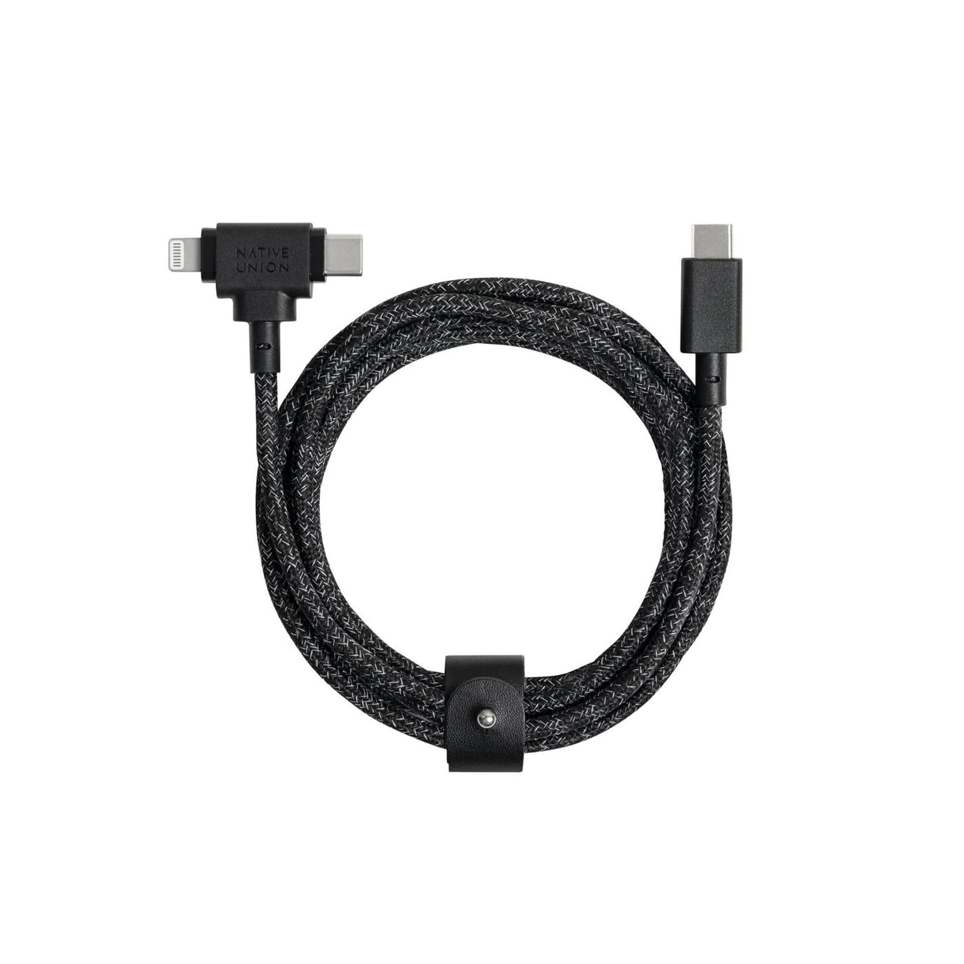 Native Union Belt Universal Cable USB-A–micro-USB/Lightning/USB-C cosmos - darmowy odbiór w 22 miastach i bezpłatny zwrot Paczkomatem aż do 15 dni