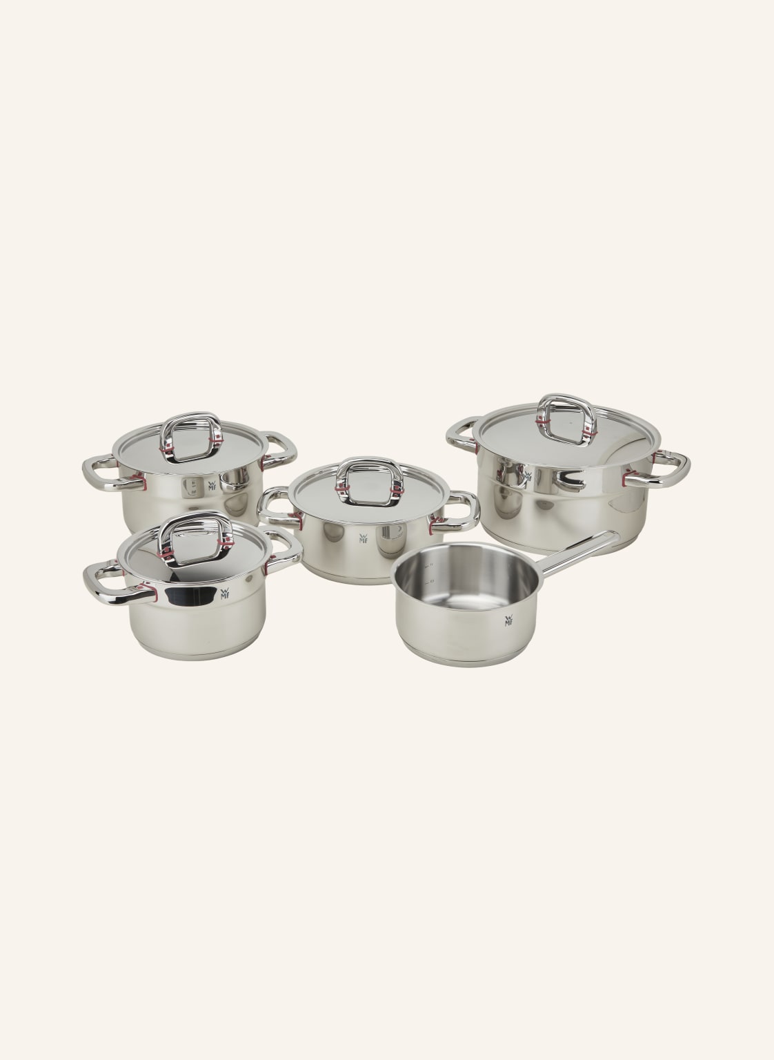 Wmf 5-Cz. Zestaw Garnków Premium One silber