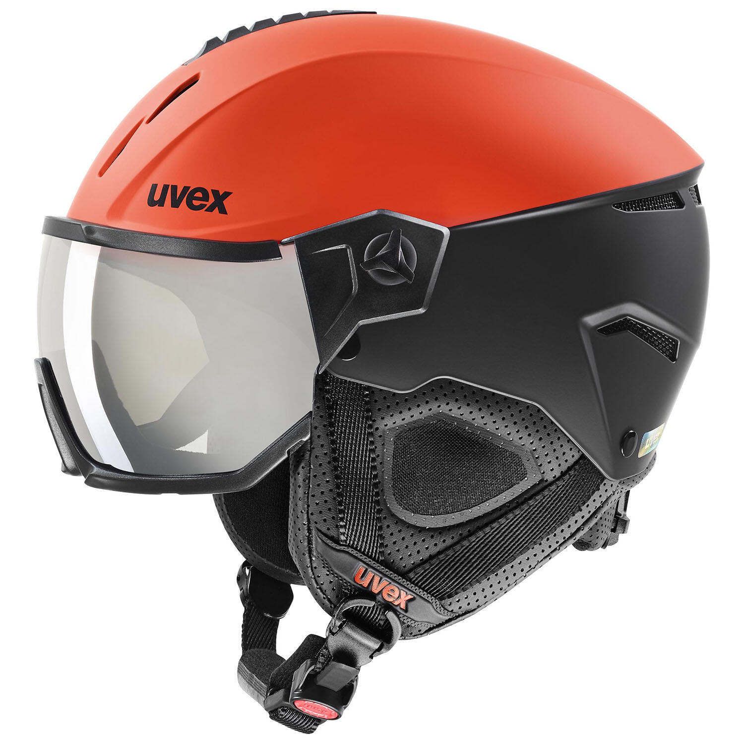 Kask Uvex Instinct Visor Fierce Red Black Mat  2023
