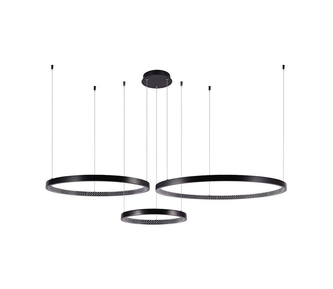 Oprawa Zwieszana V-TAC 57W LED Czarna VT-7824 3000K 6840lm