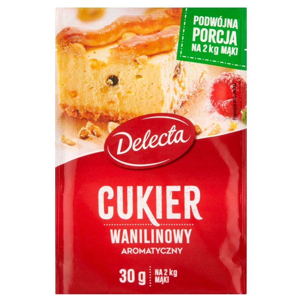 Delecta CUKIER WANILINOWY Z EKSTRAKTEM WANILII 30G zakupy dla domu i biura 21774