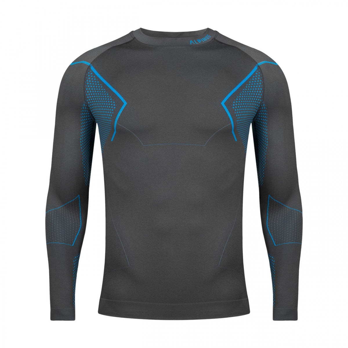 Męski longsleeve termoaktywny Alpinus Active Base Layer - szary - ALPINUS