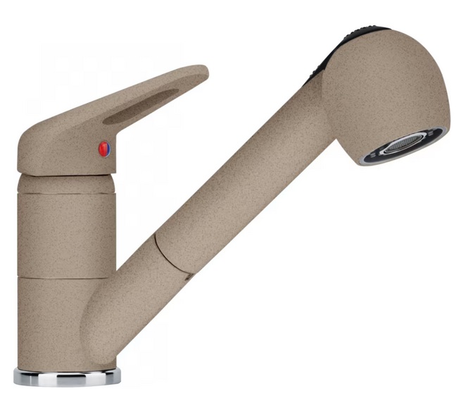 Bateria FRANKE NOVARA PLUS z wyciąganą wylewką cappuccino 115.0470.666