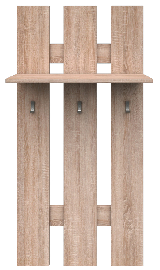 Wieszak ścienny do przedpokoju dąb sonoma P9-P53