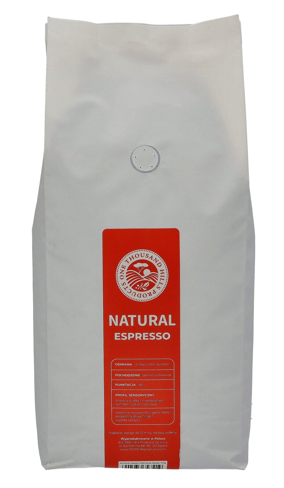 Kawa ziarnista MUHABURA NATURAL ESPRESSO 1kg