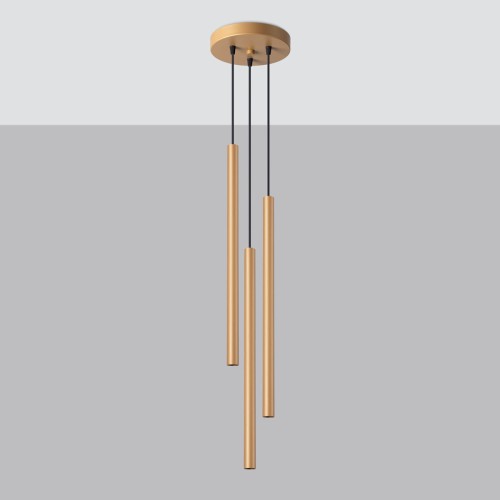 Pastelo lampa wisząca 3xG9 złota SL.1172